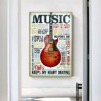 affiche vintage musique