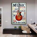 affiche vintage musique