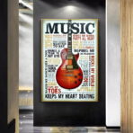 affiche vintage musique