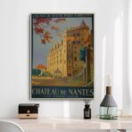 affiche vintage nantes