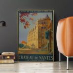 affiche vintage nantes