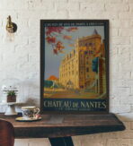 affiche vintage nantes