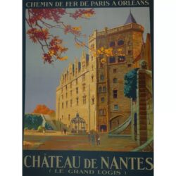 affiche vintage nantes