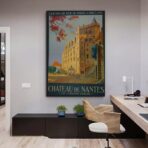 affiche vintage nantes