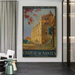 affiche vintage nantes