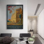 affiche vintage nantes