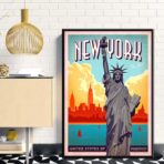 affiche vintage New-York