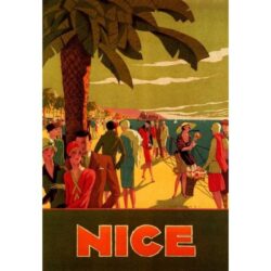 affiche vintage nice