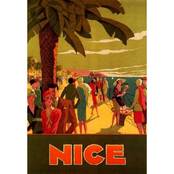 affiche-vintage-nice affiche vintage nice