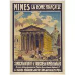 affiche vintage nimes
