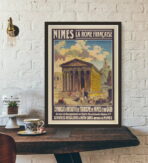 affiche vintage nimes
