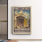 affiche vintage nimes