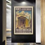 affiche vintage nimes