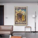 affiche vintage nimes