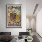 affiche vintage nimes