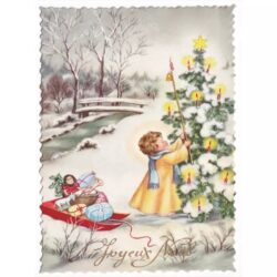 affiche vintage noël