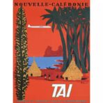 Affiche Vintage <br> Nouvelle-Calédonie