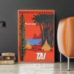 Affiche Vintage <br> Nouvelle-Calédonie – Image 3