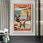 affiche vintage oleron