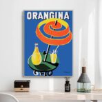 affiche vintage orangina