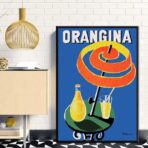 affiche vintage orangina