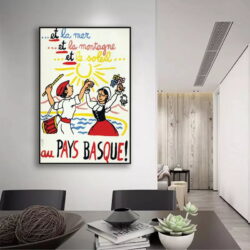 affiche vintage pays basque