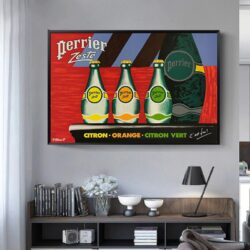 affiche vintage perrier