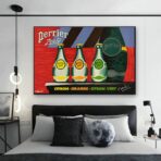 affiche vintage perrier