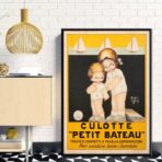 affiche vintage petit bateau