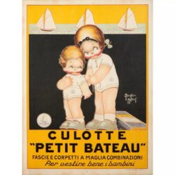 affiche vintage petit bateau