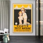 affiche vintage petit bateau