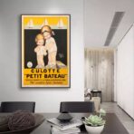 affiche vintage petit bateau