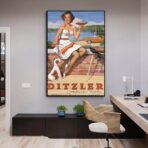 affiche vintage pin up