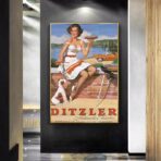 affiche vintage pin up