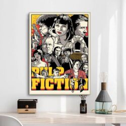 affiche vintage pulp fiction
