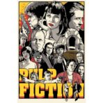 affiche vintage pulp fiction