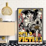affiche vintage pulp fiction
