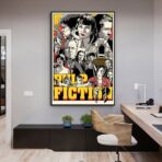 affiche vintage pulp fiction
