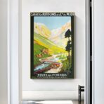 affiche vintage Pyrénées