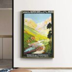 affiche vintage Pyrénées