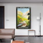 affiche vintage Pyrénées