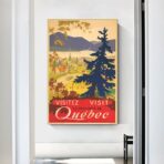 affiche vintage Québec