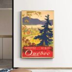 affiche vintage Québec