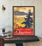 affiche vintage Québec