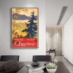 affiche vintage Québec