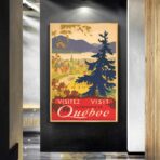 affiche vintage Québec