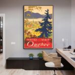 affiche vintage Québec
