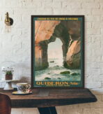 affiche vintage quiberon