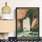 affiche vintage quiberon
