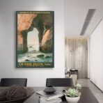 affiche vintage quiberon